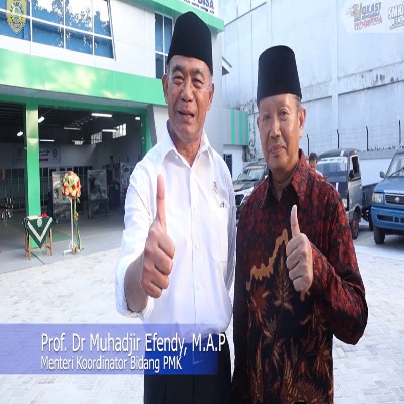 Prof, Dr Muhadjir Efendy, M.A.P Menteri Koordinator Bidang PMK tentang SMK Muhammadiyah 3 Terpadu Pekanbaru