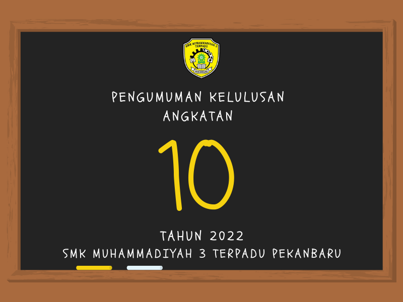 Pengumuman Kelulusan Peserta Didik Kelas XII TP. 2021/2022