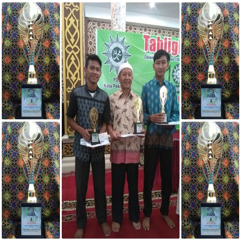 SMK MUTI JUARA 2 MTQ MILAD MUHAMMADIYAH 108  / 105 M